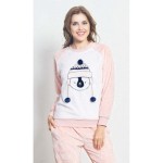 Dámské pyžamo dlouhé Tučňák s kulichem – Vienetta