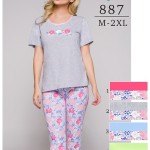 Dámské pyžamo Regina 887 kr/r M-XL