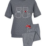 Dámské pyžamo Muzzy Koty 8104 kr/r