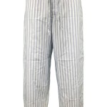 Pánské pyžamové kalhoty U1583A-S48 modré proužky – Calvin Klein