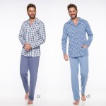 Pánské pyžamo – dlouhé 1009 GRACJAN 2XL-3XL 2019-2020 J