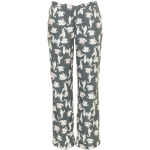 Dámské pyžamové kalhoty QS6028E-VFM zelenobéžová – Calvin Klein
