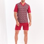 Krátké pánské pyžamo 002 ROMAN M-XL