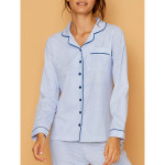 Dámské pyžamo FA7004PB modrobílá – Noidinotte