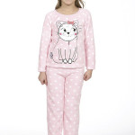 Dětské pyžamo CTM PUG.PYC 6 Světle růžová