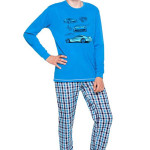 Chlapecké pyžamo dlouhé Vojta modré