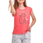 Dívčí pyžamo Eva růžové Lets chill