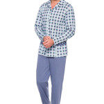 Pánské propínací pyžamo George modré
