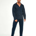 Pánské pyžamo Cornette 114/50 dl/r 3XL-5XL na knoflíky