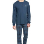 Vamp – Pohodlné dvoudílné pánské pyžamo 15690 – Vamp
