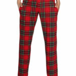 Dámské pyžamové kalhoty Santa červené