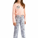 Dívčí pyžamo 2615 Sarah pink – TARO