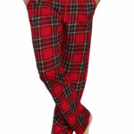 Pánské pyžamové kalhoty Narwik červené