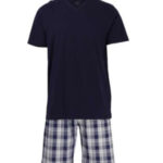 Pánská pyžamo krátké – 56001 4008 – tm. modré – Bugatti