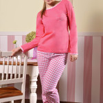 Bavlněné dámské pyžamo Majka
