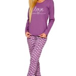 Dámské pyžamo Malina 1198 violet