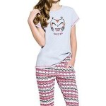 Dívčí bavlněné pyžamo Reb sovička