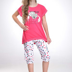 Dívčí pyžamo Medvídek růžové