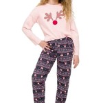 Dívčí pyžamo Sofinka lososové sob