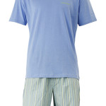 Pánské pyžamo M9470E  – modro-zelená –  Calvin Klein