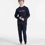 Pánský pyžamový set NM1592E-7QY modrá – Calvin Klein