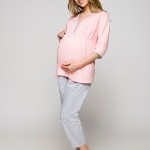 Těhotenské dámské pyžamo Regina 663 3/4 2XL K